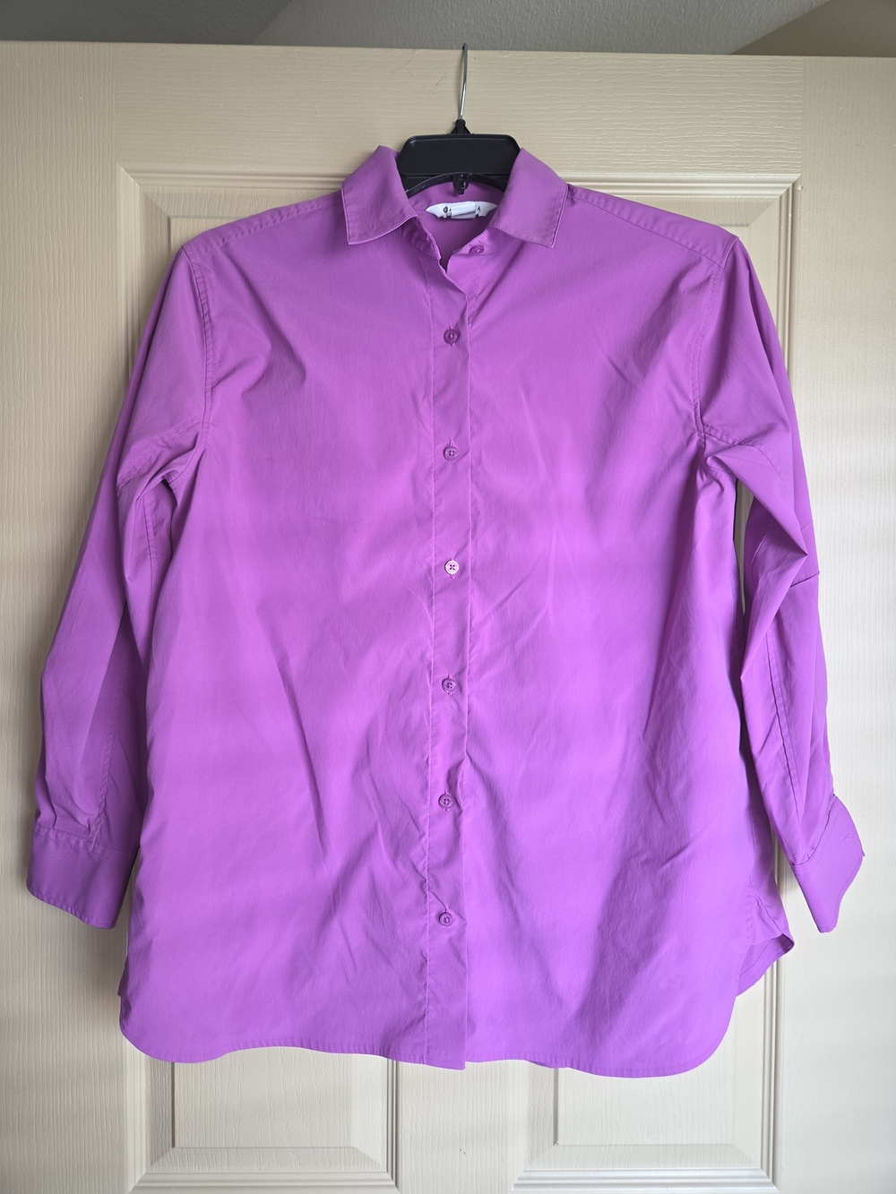 Athleta Men's Bright Lavender Button-Up Shirt